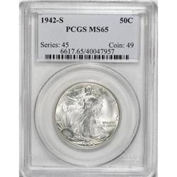 1942-S 50C MS65 PCGS