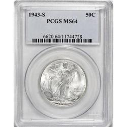 1943-S 50C MS64 PCGS
