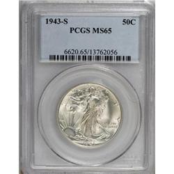 1943-S 50C MS65 PCGS