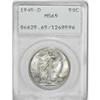 Image 1 : 1945-D 50C MS65 PCGS
