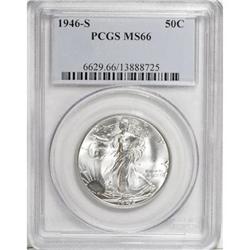 1946-S 50C MS66 PCGS