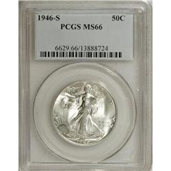 1946-S 50C MS66 PCGS