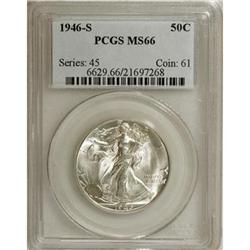 1946-S 50C MS66 PCGS