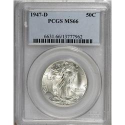 1947-D 50C MS66 PCGS