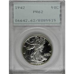 1942 50C PR62 PCGS