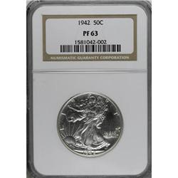1942 50C PR63 NGC