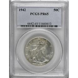 1942 50C PR65 PCGS