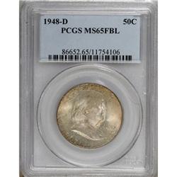1948-D 50C Full Bell Lines MS65 PCGS