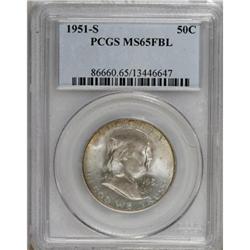1951-S 50C Full Bell Lines MS65 PCGS