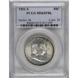 1951-S 50C Full Bell Lines MS65 PCGS