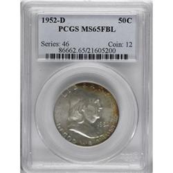1952-D 50C Full Bell Lines MS65 PCGS