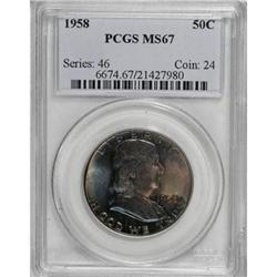1958 50C MS67 PCGS