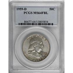 1959-D 50C Full Bell Lines MS64 PCGS