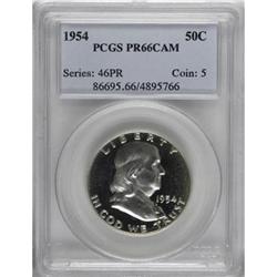 1954 50C Cameo PR66 PCGS