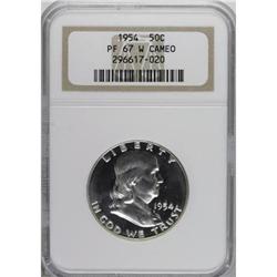 1954 50C Cameo PR67 NGC