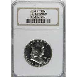 1955 50C Cameo PR68 NGC