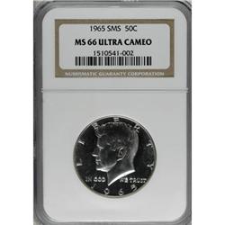 1965 50C SMS Deep Cameo MS66 NGC