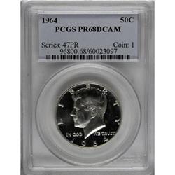 1964 50C Deep Cameo PR68 PCGS