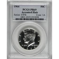 1964 50C Accented Hair PR69 PCGS
