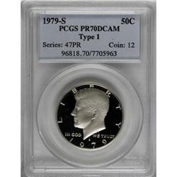1979-S 50C Type One Deep Cameo PR70 PCGS