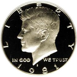 1981-S 50C Type One Deep Cameo PR70 PCGS