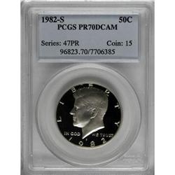 1982-S 50C Deep Cameo PR70 PCGS
