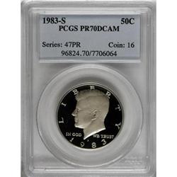 1983-S 50C Deep Cameo PR70 PCGS
