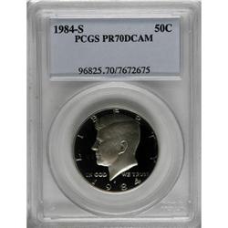 1984-S 50C Deep Cameo PR70 PCGS