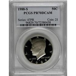 1988-S 50C Deep Cameo PR70 PCGS