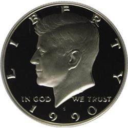 1990-S 50C Deep Cameo PR70 PCGS