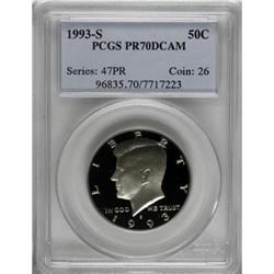 1993-S 50C Clad Deep Cameo PR70 PCGS