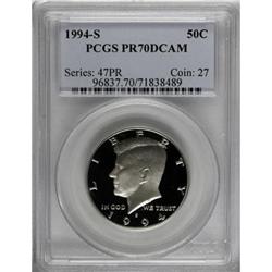 1994-S 50C Clad Deep Cameo PR70 PCGS