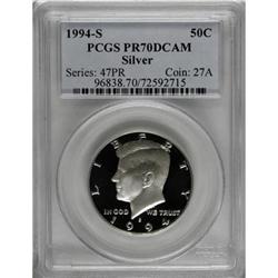 1994-S 50C Silver Deep Cameo PR70 PCGS