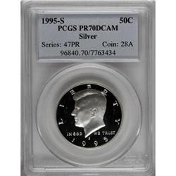 1995-S 50C Silver Deep Cameo PR70 PCGS