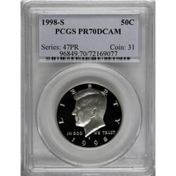 1998-S 50C Clad Deep Cameo PR70 PCGS