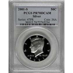 2001-S 50C Silver Deep Cameo PR70 PCGS