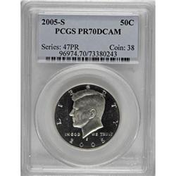 2005-S 50C Clad Deep Cameo PR70 PCGS