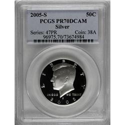 2005-S 50C Silver Deep Cameo PR70 PCGS