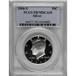 2006-S 50C Silver Deep Cameo PR70 PCGS