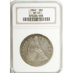 1840 $1 XF45 NGC