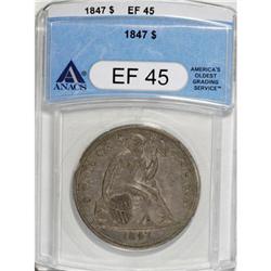 1847 $1 XF45 ANACS