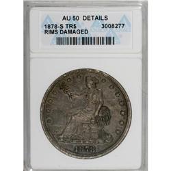 1878-S T$1 AU50 ANACS