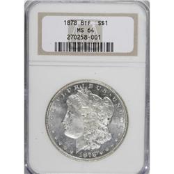 1878 8TF $1 MS64 NGC
