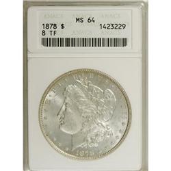 1878 8TF $1 MS64 ANACS