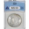 Image 1 : 1878 7/8TF $1 Strong MS63 ANACS