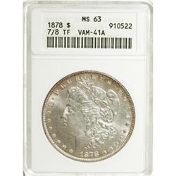 1878 8TF $1 MS63 ANACS