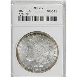 1878 7/8TF $1 Strong MS63 ANACS