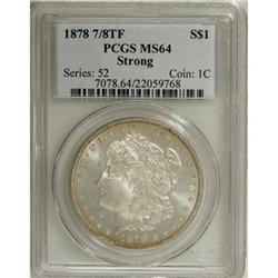 1878 7/8TF $1 Strong MS64 PCGS
