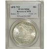 Image 1 : 1878 7TF $1 Reverse of 1878 MS64 PCGS