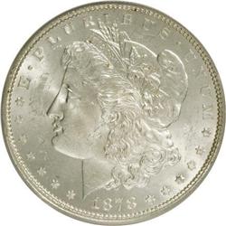 1878 7TF $1 Reverse of 1878 MS64 PCGS